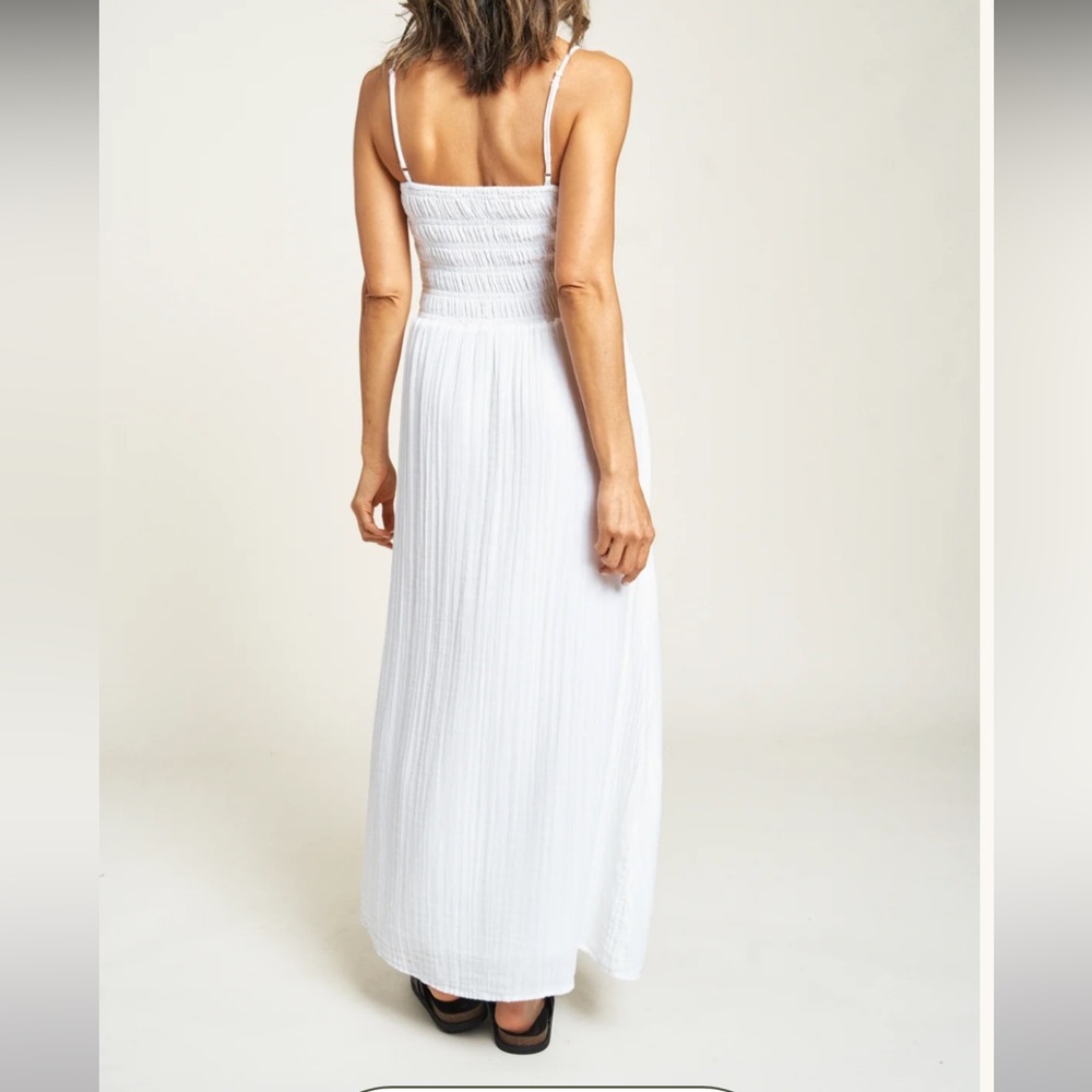 Oliver Logan Maybrook Maxi Dress XS White - Picture 2 of 7